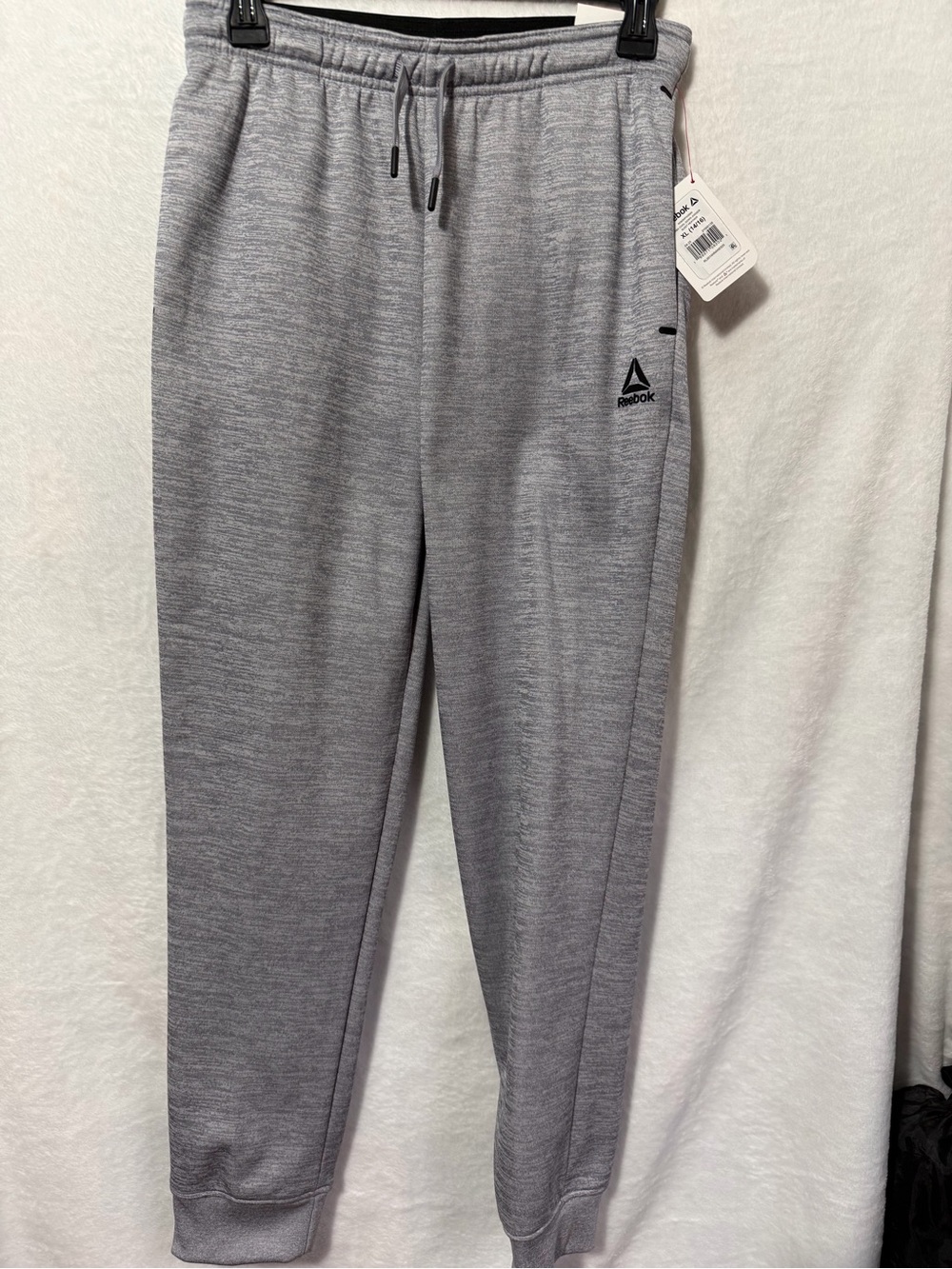 Reebok Light Gray Heather Jogger Sweatpants